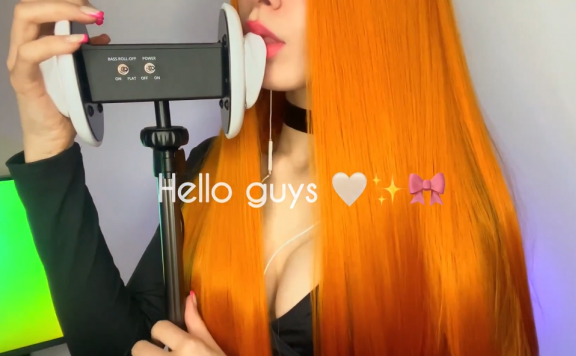 SOLY ASMR 毛妹极致舔耳