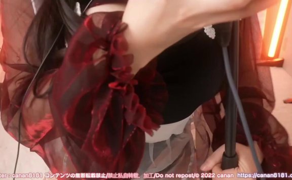 【実写耳舐め】Halloween！キョンシー風チャイナメイド娘♡お菓子をくれてもお耳を悪戯しちゃうぞ♡【KU100_ASMR_Ear licking】 – 20221031