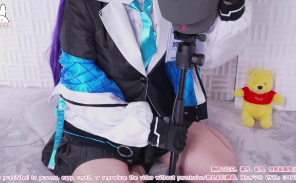 【最初無料!実写コスプレ】ブ◯ーアーカイブ_早瀬ユウカのコスプレでお疲れ先生のためにたっぷり甘やかし耳舐めASMR【りずな_KU100】 – 2022123