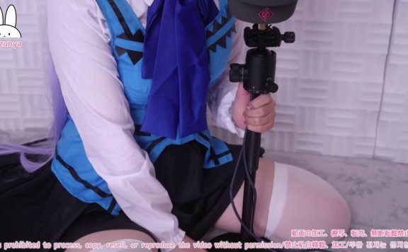 【最初無料!実写コスプレ】ご◯うさ_チノのコスプレであなたのために丹精込めて・・・♡ダウナー系濃厚耳舐めASMR【りずな_KU100】 – 2023_5_19