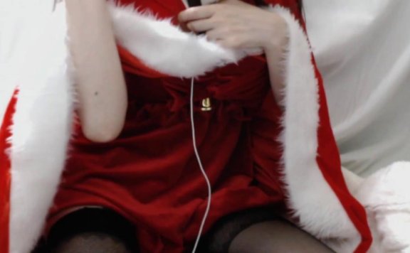 Akari生放送 圣诞老人的成人礼物♡舔耳朵ASMR