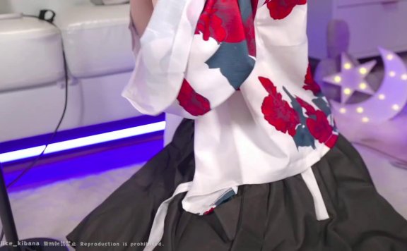 鬼花まりす 和你一起穿和服的舔耳朵